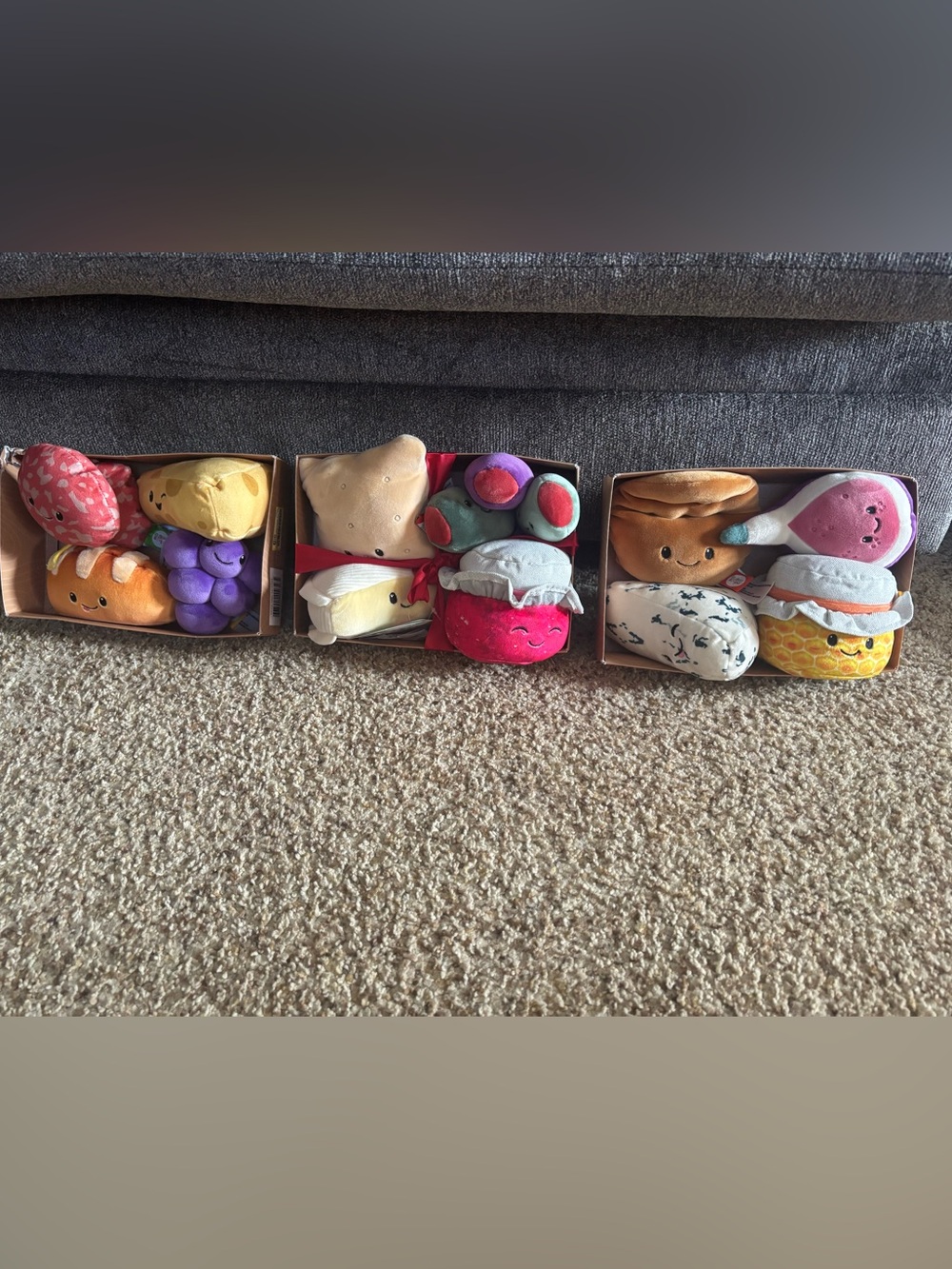 Gigglescape by Target Bundle of 3 sets of Food themed plushies